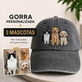 (3 MASCOTAS) GORRA PERSONALIZADA