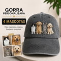 (4 MASCOTAS) GORRA PERSONALIZADA
